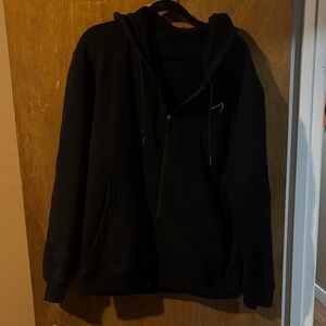 Take Life Further Black Zip Up Hoody